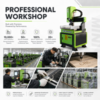 Routeur de gravure CNC 3 axes 600x600mm Shandong Chenmai 6060 avec banc de travail en fonte, moteur de broche 2.2kW et entraînement à vis à billes