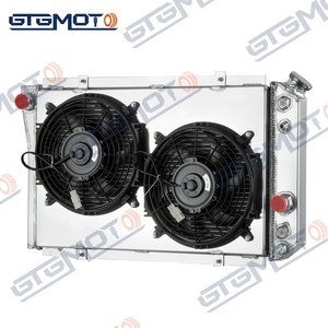 GTGMOTO Carénage de radiateur à 3 rangées pour Chevy 1984-1990 <span class=keywords><strong>Corvette</strong></span>/ 1982-2002 S10 Blazer 5.7L V8 CC829 Radiateur - Product Image 1