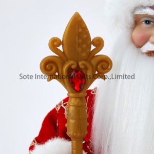 SOTE décoration de noël fournitures nouvel an russe <span class=keywords><strong>Ded</strong></span> <span class=keywords><strong>Moroz</strong></span> père noël Figurine <span class=keywords><strong>Ded</strong></span> <span class=keywords><strong>Moroz</strong></span> 30CM père noël poupée - Product Image 4