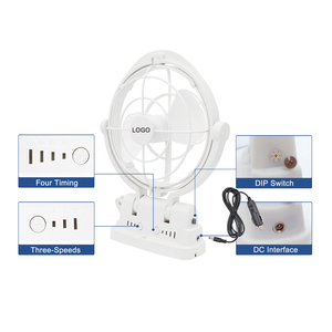 Cao cấp RV điện người hâm mộ rơ moóc 5 DC ổ cắm cig nhẹ hơn compaqs cung cấp giá cả thuận lợi 1 điều khiển từ xa du thuyền phụ kiện - Product Image 2