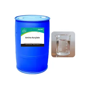 Oligómero de aminoacrilato UV, alta dureza, buena resistencia química, no amarillo, para la producción de recubrimiento UV, PMA, venta al por mayor