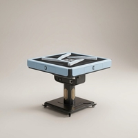 Table de Mahjong Automatique Pliable de Luxe Ultra-Silencieuse 110V Norme US, Directement de l'Usine OEM MuZheng, Idéale pour la Salle de Jeu à Domicile