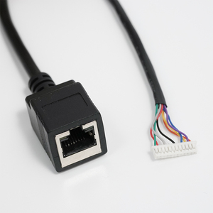 Индивидуальный S1188L1 RJ45 8P8C женский со светодиодной сеткой MX1.25 12Pin корпус Электрический сигнальный кабель Lan в автомобильной электронике - Product Image 1