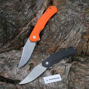 Fabbrica lama diretta in legno di mogano manico tattico caccia coltello da tasca pieghevole con Clip da cintura per campeggio di sopravvivenza - Product Image 3