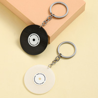 Hot-<strong>selling</strong> Independent <strong>Site</strong> <strong>Best</strong>-<strong>selling</strong> Acrylic Vinyl Record Music Festival Round Keychain Pendant Couples Car Bag Keychain