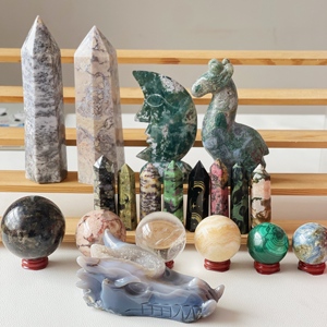 Sphère d'agate <span class=keywords><strong>de</strong></span> volcans en cristal <span class=keywords><strong>de</strong></span> guérison <span class=keywords><strong>de</strong></span> haute qualité naturelle pour la décoration <span class=keywords><strong>de</strong></span> la maison - Product Image 5