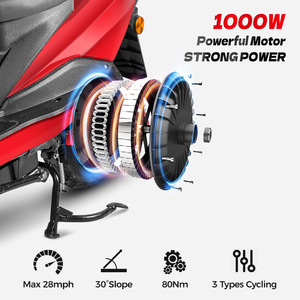 Scooter Eléctrico Remay, Modelo Mars, con Llantas de Vacío de 16 Pulgadas, Batería de 48V 20A - Product Image 5