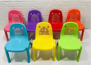 Factory Price Garden Kids White Plastic Chair Kindergartens Children's Foldable Plastic Chairs Outdoor Plastic Chair