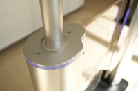Portillon pivotant piétonnier à reconnaissance faciale haute sécurité : Système de contrôle d'accès biométrique avec réponse en quelques millisecondes