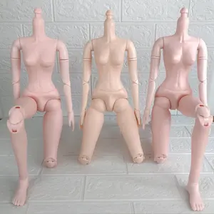 Hot Sale Customized Articulated Ball Joint Parts Figure BJD Doll Toy Nude Body Multi-color Skin Accessories custom Small Batch