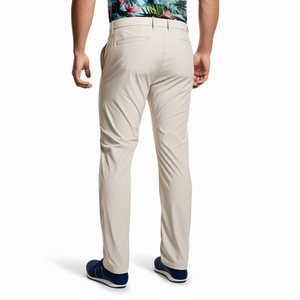 Pantalon de golf chino de haute qualité pour hommes, respirant, coupe ajustée, pantalon d'affaires décontracté avec logo personnalisé, taille moyenne froissé, travail d'été - Product Image 3