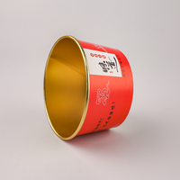 Bol en papier jetable à paroi simple de 1000 ml avec feuille d'or, kraft, pour la vente à emporter, déjeuner, collations
