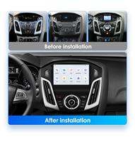 CARUPEZ Radio de Auto con Pantalla Táctil Android DSP de 9 Pulgadas con GPS y CarPlay Integrados para Ford Focus 3 MK3 2011-2019 Plug&Play