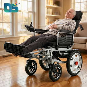 Fauteuils roulants électriques pliants légers à dossier haut, confortables et adaptés aux personnes âgées et handicapées, pour l'extérieur - Product Image 1