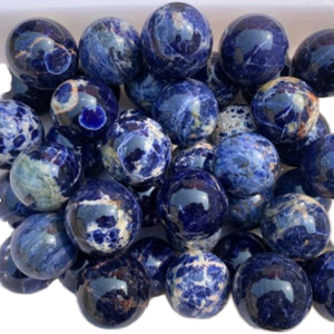 Wholesale Factory Price CrystalHola Eco-Friendly Polished Engraved Crystal <b>Ball</b> Blue Sodalite <b>Sphere</b> for Decoration Gifts - Product Image 1