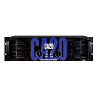 Amplificateur de puissance extérieur CA20 3U 2 canaux 2000W pour DJ, conception passive avec impédance 8ohm 4ohm, haut-parleur à coque métallique