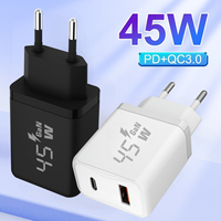 Chargeur rapide USB-C personnalisé PPS PD Android, chargeur de téléphone portable type C 45W, câble USB 2 type C, adaptateur mural rapide
