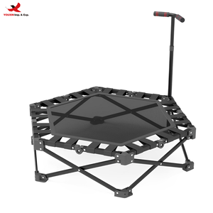 Household Hexagonal Foldable <b>Trampoline</b> Adjustable with Handrails <b>Trampoline</b> Personal Care Tools GZ RTS Bulk Mixed Order - Product Image 1