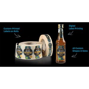 Cá Nhân Tùy Chỉnh Cuộn Không Thấm Nước Lá Vàng Vòng Nhãn In Ấn Tùy Chỉnh Kinh Doanh Sản Phẩm Logo Dán Cho Bao Bì Nhãn - Product Image 6