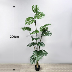 Nouveau produit <span class=keywords><strong>d</strong></span>'usine haut de gamme : Feuilles artificielles de Monstera en faux tronc <span class=keywords><strong>d</strong></span>'<span class=keywords><strong>arbre</strong></span> ancien, vertes et plantées, pour la <span class=keywords><strong>d</strong></span>écoration de jardin intérieur - Product Image 3