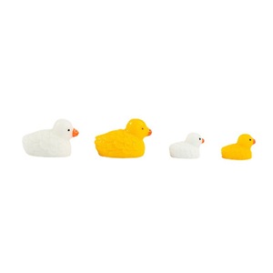 Adorno de Pato Mini Dp, Decoración de Resina para Coche, Estilo de Dibujos Animados, Blanco y Amarillo, Pequeño y Grande - Product Image 5