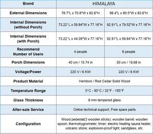 Sauna extérieur de luxe en cèdre pour 4 personnes - Vapeur humide toutes saisons avec ozone, chaleur uniforme et intégration <span class=keywords><strong>spa</strong></span> pour hôtels et complexes hôteliers - Product Image 2