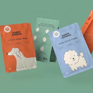 Anpassbare Logo Zip Lock Stand-Up-Beutel Lebensmittel verpackungs beutel für Tiernahrung zur Aufbewahrung und Portabilität - Product Image 5