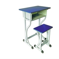 Silla de Escritorio Escolar de Madera Moderna y Personalizada con Estructura de Hierro, Económica, para Adultos, Muebles para Escuela Primaria, Oficina en Casa, Centro Comercial, Taller, Mige