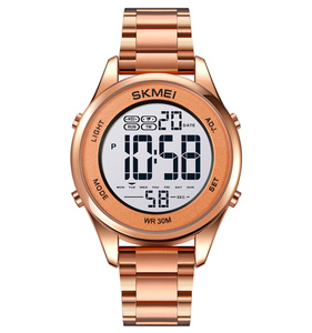 대량 도매 유통 가격 SKMEI 1849 스테인리스 디지털 시계 듀얼 타임 남자 손목 시계 - Product Image 2