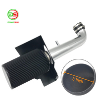 Kit d'admission d'air froid haute performance 3 pouces avec filtre et bouclier thermique compatible avec les Jeep Wrangler JK 2012-2018 3.6L V6 OEM/ODM