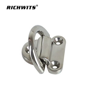 Anillo de Aterrizaje para Yate en Forma de D de Acero Inoxidable 316 Pulido Espejo, Anillo de Fijación de Cuerda para Barco, Herraje Marino - Product Image 3
