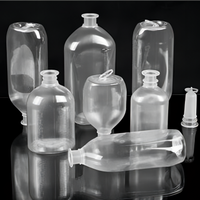 Ligne de production de machines de soufflage, de remplissage, de scellement et de stérilisation automatiques de flacons en PP pour solutions médicales IV de 250 ml, 500 ml et 1 litre