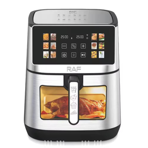 หม้อทอดไร้น้ำมันอเนกประสงค์ 10 ลิตร 1800 วัตต์ ลดน้ำมันได้ 80 เปอร์เซ็นต์ โครงสร้างโลหะพร้อมหน้าต่างมองเห็นการทอด สำหรับใช้ในบ้าน - Product Image 1