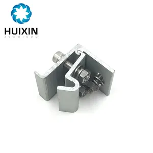 Solar Panel Metal Roof Mounting System Aluminum Standing Seam Roof Clamp
