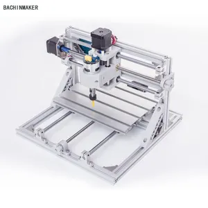 BACHINMAKER 3 axis cnc Router Laser Wood Cutting Machines mini diy Engraver Laser Portable Machine for Small Business