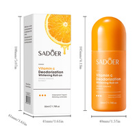 Déodorant anti-transpirant roll-on hydratant éclaircissant à l'extrait d'orange et vitamine C, le plus vendu, longue durée, rafraîchissant, OEM