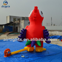 Ballon gonflable coloré pour l'extérieur, 1 pièce, grand format, en forme de perroquet