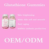 Complément alimentaire beauté à succès, marque privée, L-glutathion, collagène, gommes blanchissantes pour la peau