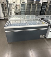 Vitrine Réfrigérée Commerciale en Acier Inoxydable à Compresseur pour Supermarché, Prix Usine