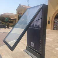 Caja de luz para publicidad, tablero de aluminio moderno para publicidad en carretera, con mupi de doble cara, ilumina tu marca