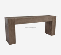 Nouveau meuble de salon européen et américain moderne, meuble de luxe, Table de Console à cadre en bois massif