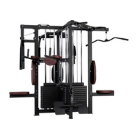 Station de musculation multifonctionnelle, 6 équipements d'entraînement du corps, de musculation à domicile