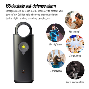 Du Lịch Sẵn Sàng Kép Kích Hoạt 135dB Cá Nhân Báo Động Kim Loại Khẩn Cấp Báo Động An Toàn Báo Động Cá Nhân Keychain Báo Động - Product Image 6