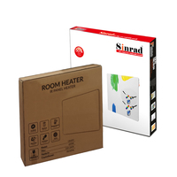Thermostat de programmation intelligent 7-24 heures Panneau réflecteur en feuille de 15 épaisseurs M075P 750W Panneau chauffant infrarouge en carbone miroir