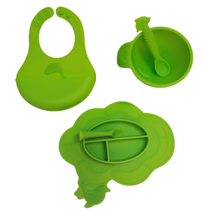 Tazón de succión de silicona personalizado de alta calidad y cuchara de entrenamiento suministros de alimentación para bebés recién nacidos - Product Image 3