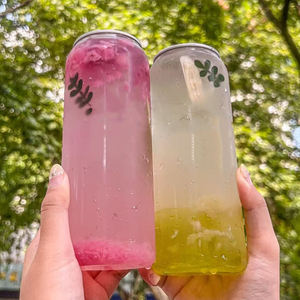 Bsbh กระป๋องพลาสติกใสขนาด250มล. 330มล. 350มล. 500มล. 650มล. 700มล. 900มล. กระป๋องโซดาใส - Product Image 1