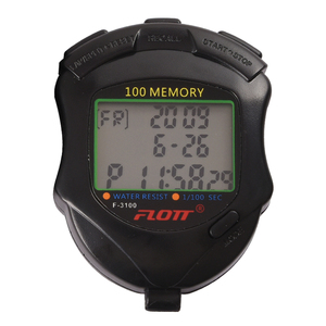 Chronomètre électronique à trois lignes, minuterie, entraînement sur piste, montre de course avec 60 mémoires, fabriqué en plastique durable - Product Image 1