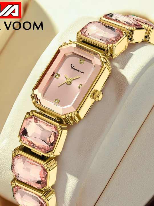 Luxury Stainless Steel Band Watch for Women - Waterproof  display picture 1