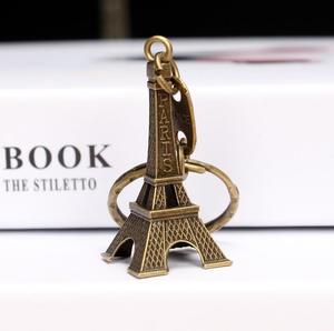 Wholesale Custom Vintage <strong>Eiffel</strong> <strong>Tower</strong> Zinc Alloy Keychain France Souvenir Gift Keychains Car Keyring Bag Pendant Accessory - Product Image 4