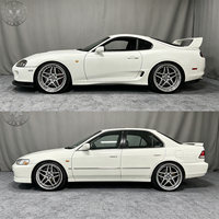 Rines Forjados Viaol de 2 Piezas, Diseño Cromado de Estrella con Borde Profundo, 17x8J 18x9/10J 5x114.3, Compatibles con Toyota Supra y Mitsubishi Lancer